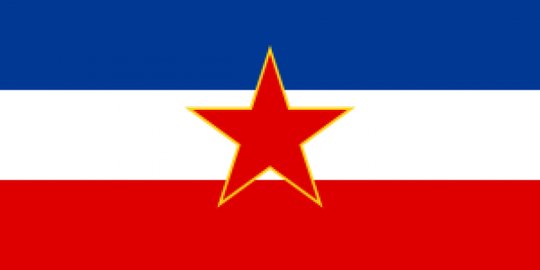 Flagge der Sozialistischen Föderativen Republik Jugoslawien
