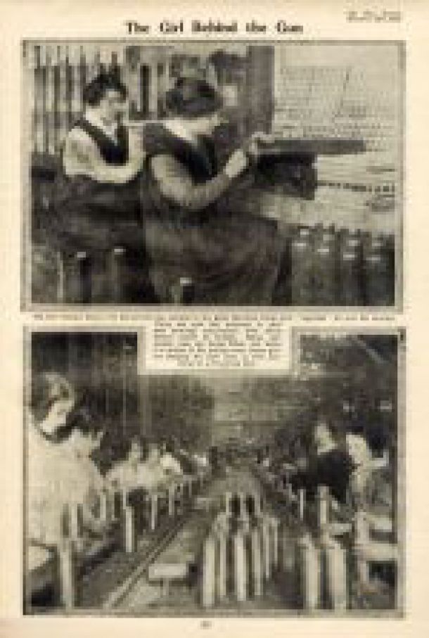 Frauen in der Munitionsindustrie - England 1915