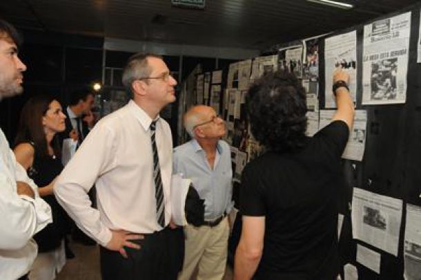 El juez Quaglia junto a su secretaría estuvo seis horas recorriendo La Toma.