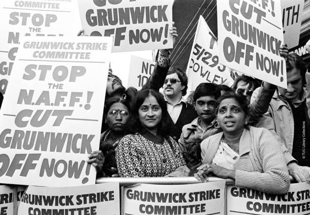 The strikers on the picket line TUC Library Collections